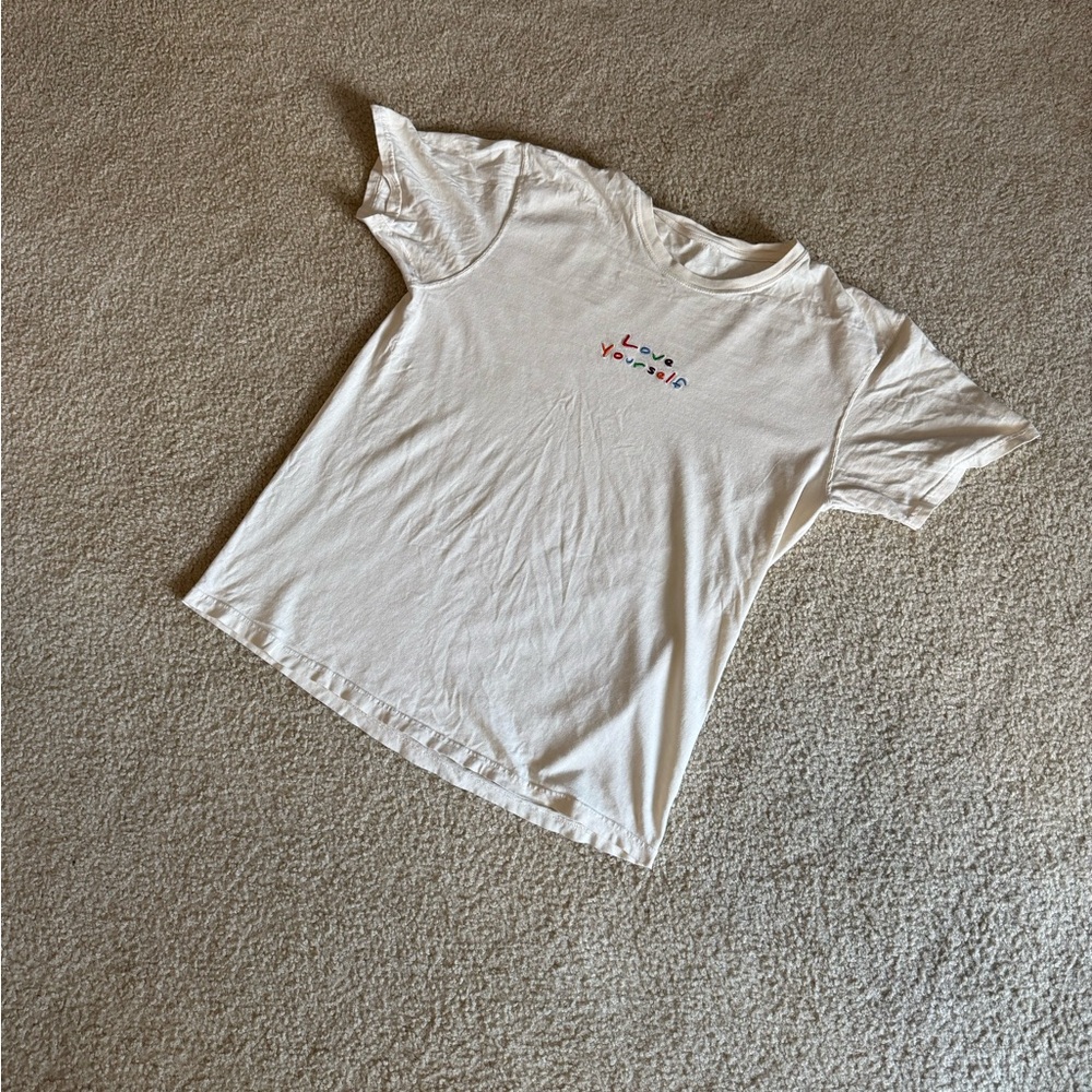 Off White “Love Yourself” Graphic T-Shirt